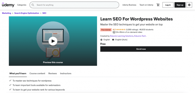 SEO for WordPress Websites