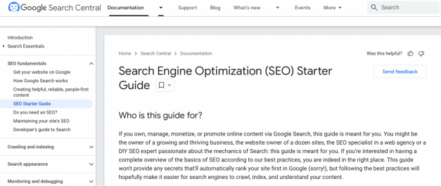 SEO Starter Guide