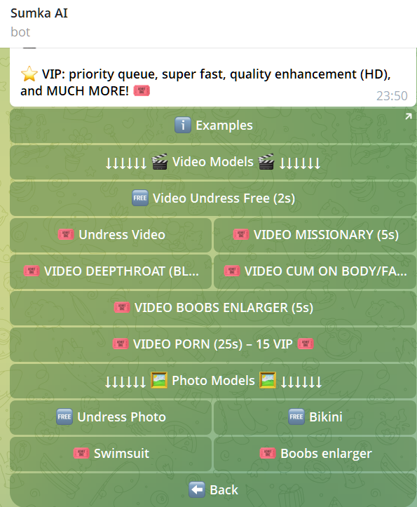 sumka ai functionality
