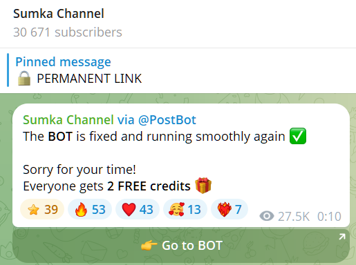 AffDays sumka ai greeting message