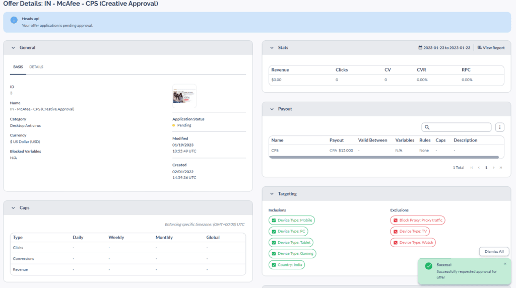 AffDays offer details and description