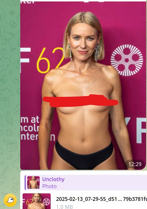 a result of unclothy undressing process