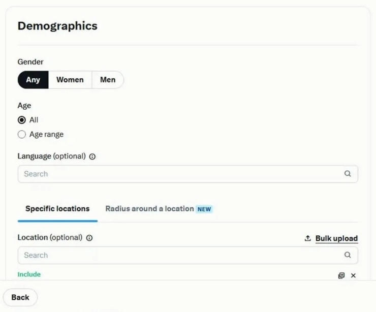 How to Drive Ttraffic through Twitter Step by step Guide 2024'Demographics' section