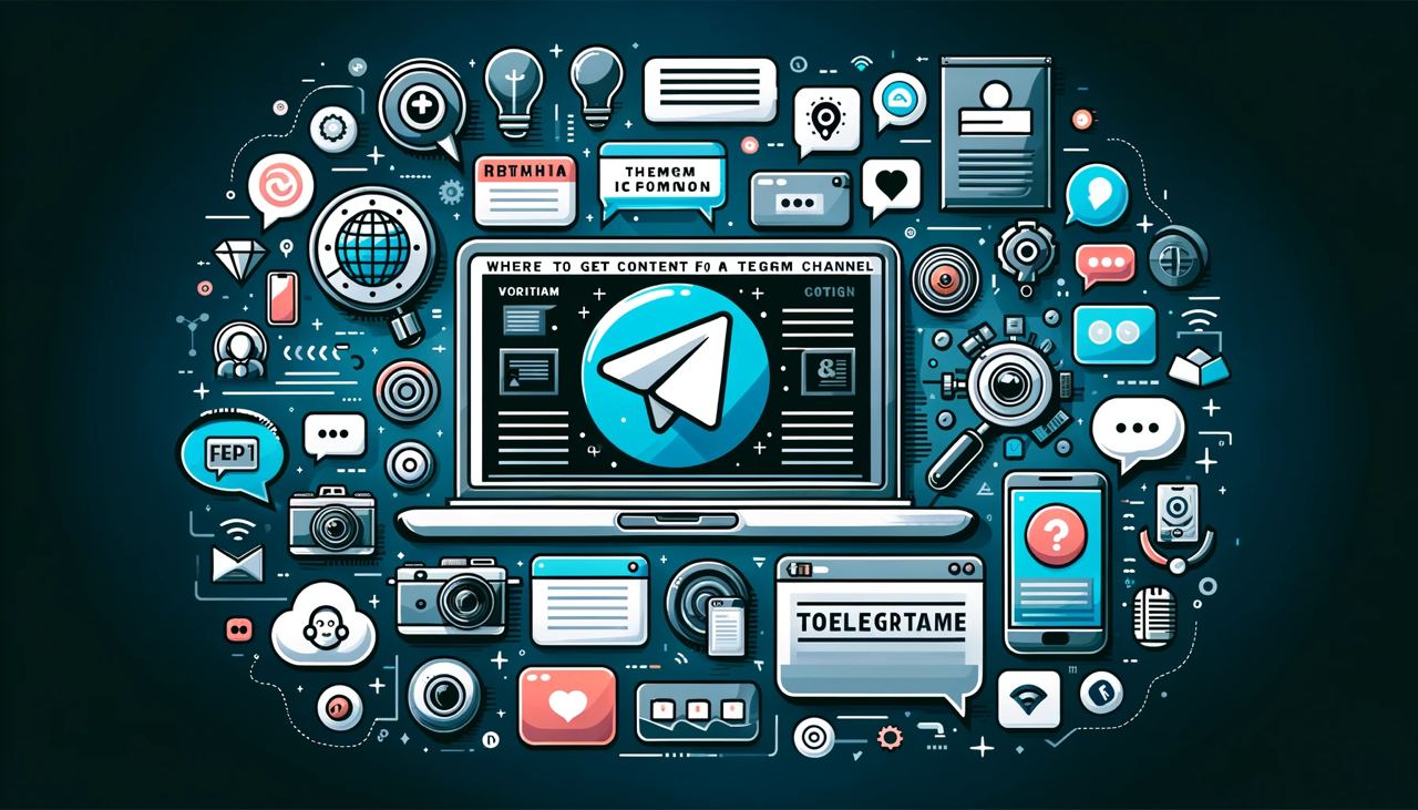 Where to get content for a Telegram channel article cover