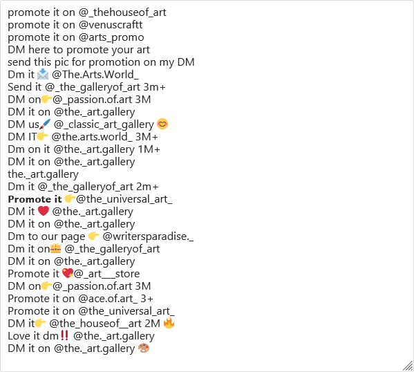 comentarios spam en instagram