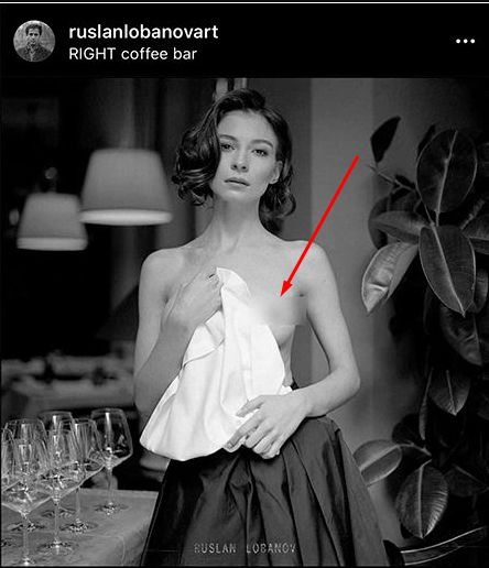 una foto de una mujer en instagram
