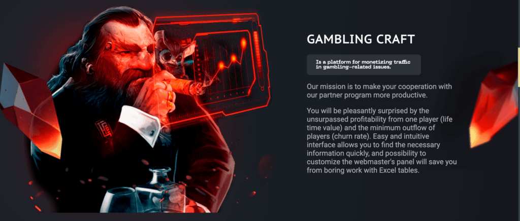 GamblingCraft reseña de la red de afiliación descripción 2024 2024