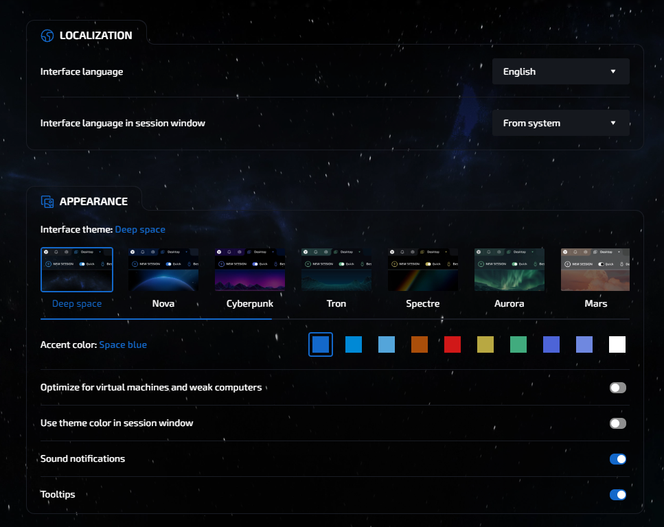AffDays localization settings