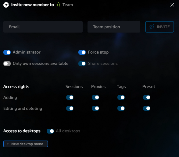 AffDays a section for inviting new members