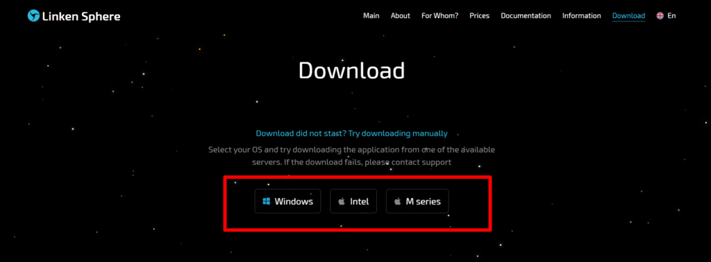 AffDays download buttons from the website