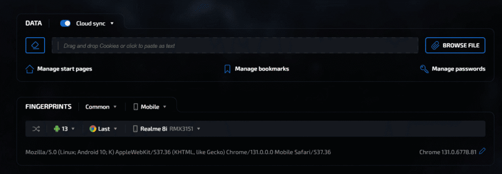 AffDays cookies import page