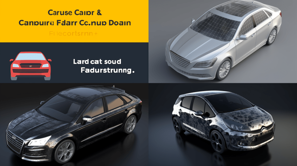 La imagen de un coche que se puede generar con Midjourney