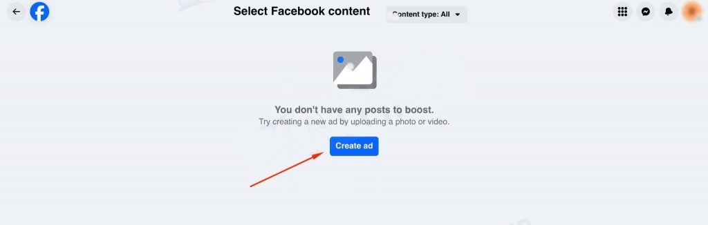 11 Ways to Link a Payment Card to Facebook Ads 2024'create ad' button