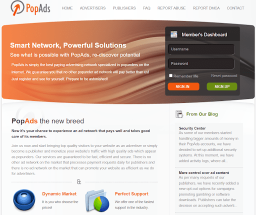 PopAds advertising network review promo code 2024