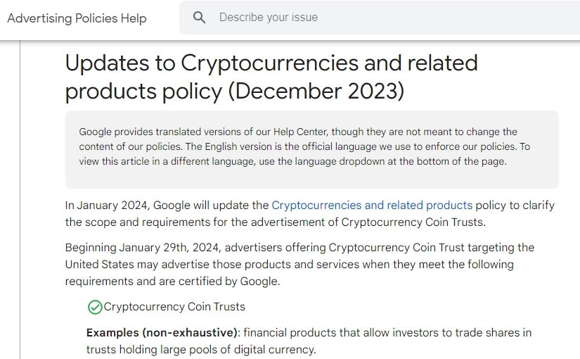 How to Promote Crypto Offers in Google Ads 2024