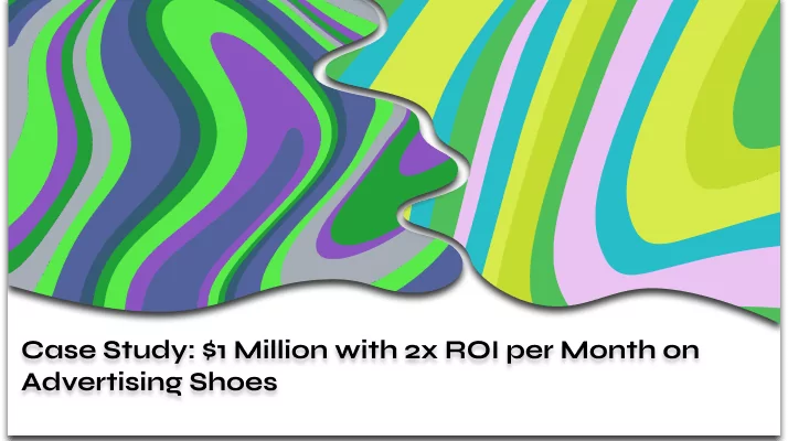 Case Study: $1 Million with 2x ROI a Month Advertising Shoes