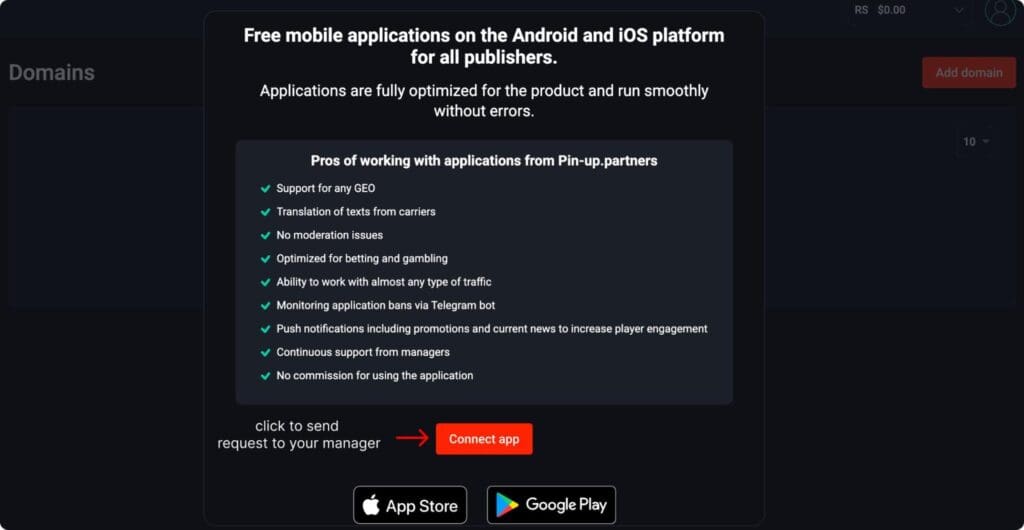 applications section where you can use ready-made apps