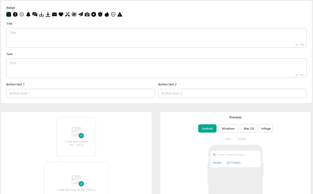 AffDays adding creatives to the campaign