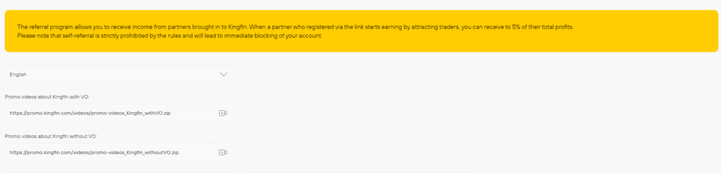 description of the referral program