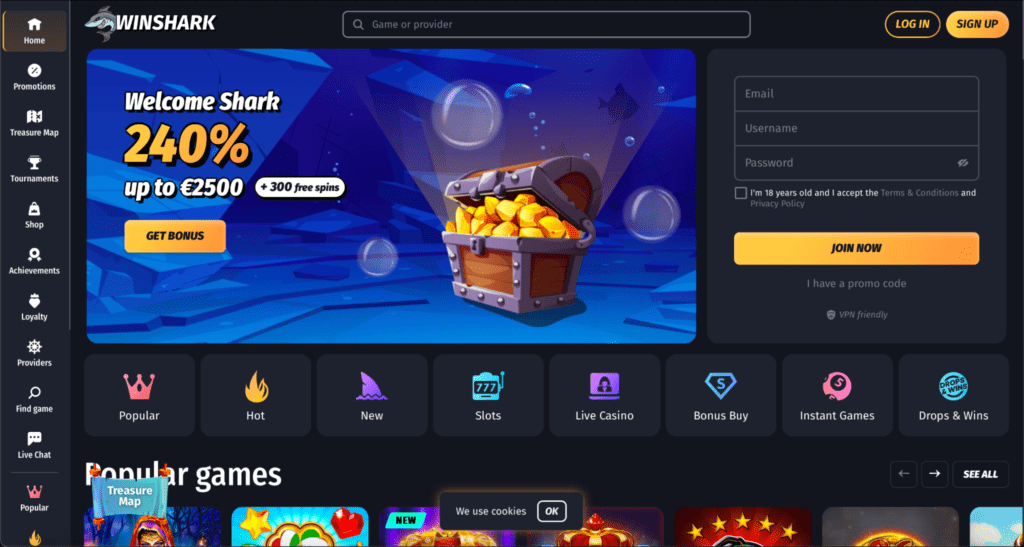 winshark homepage