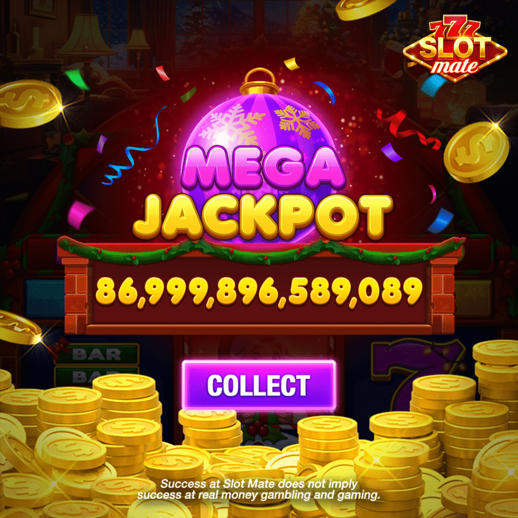 an example of a promo showing a mega jackpot