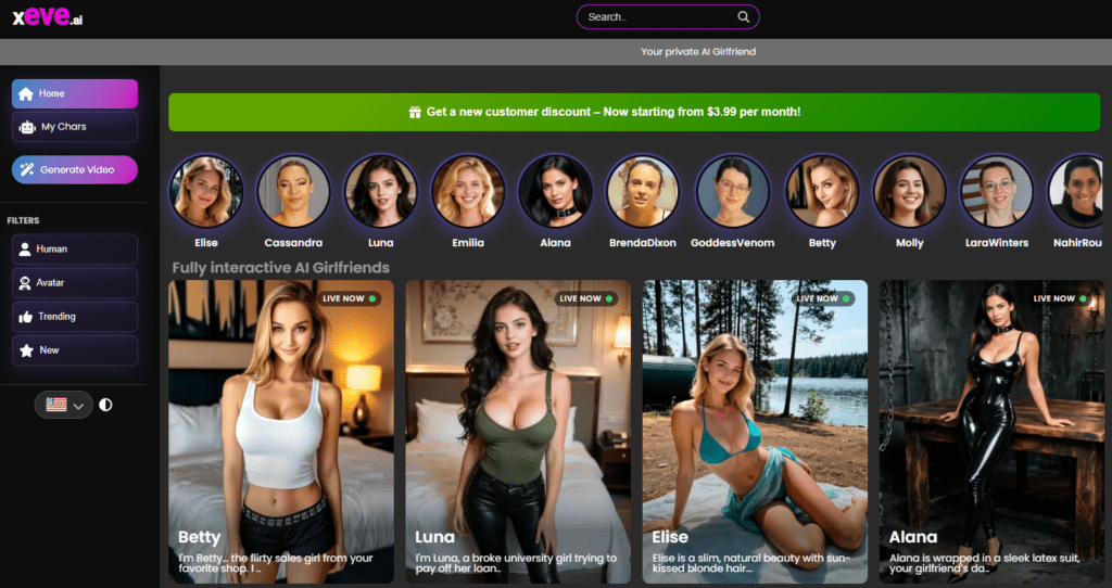AffDays xeve ai homepage screenshot