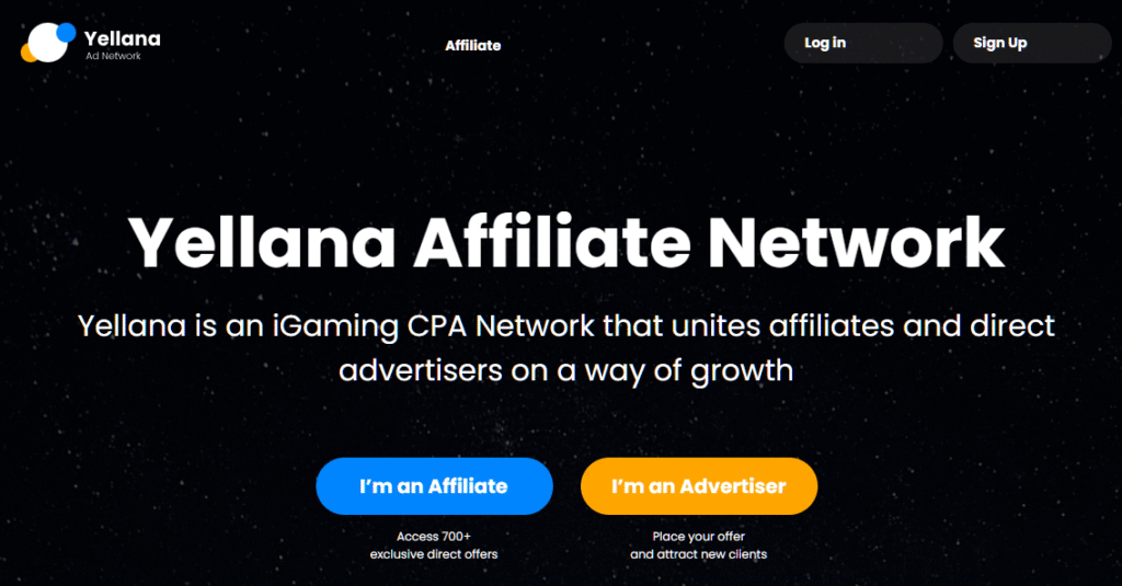 AffDays yellana homepage