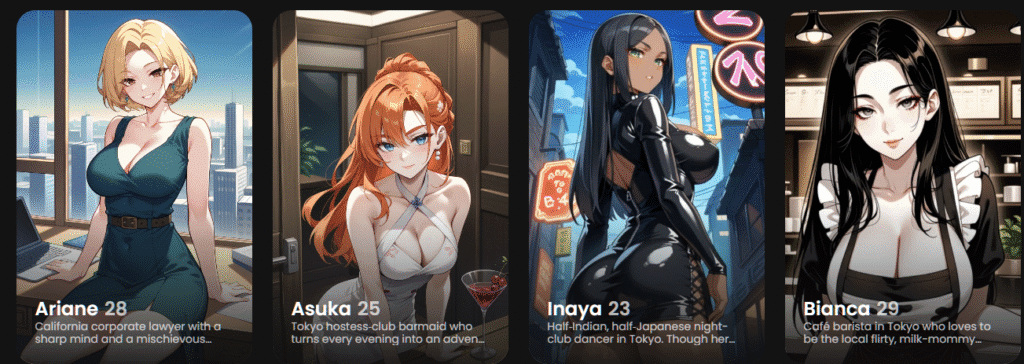 AffDays anime ai girlfriends for ad creatives