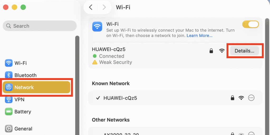 setting up proxies on macos
