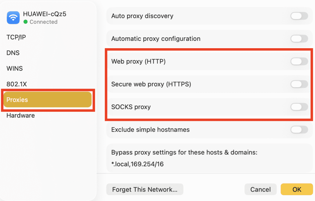 choosing the protocol