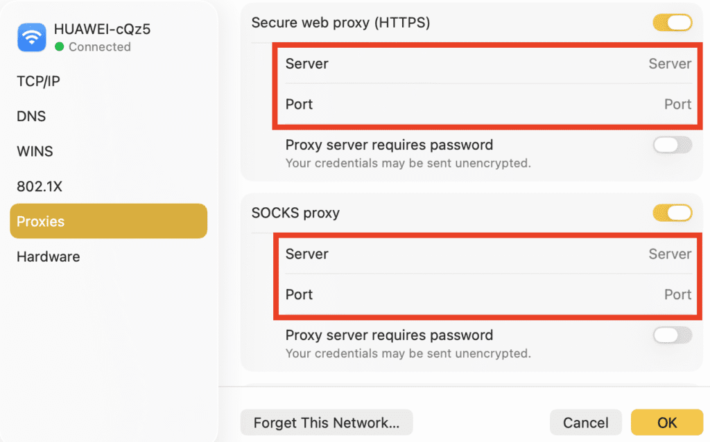 secure web proxy (HTTPS)