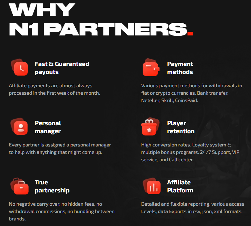 Advantages of N1 Partners