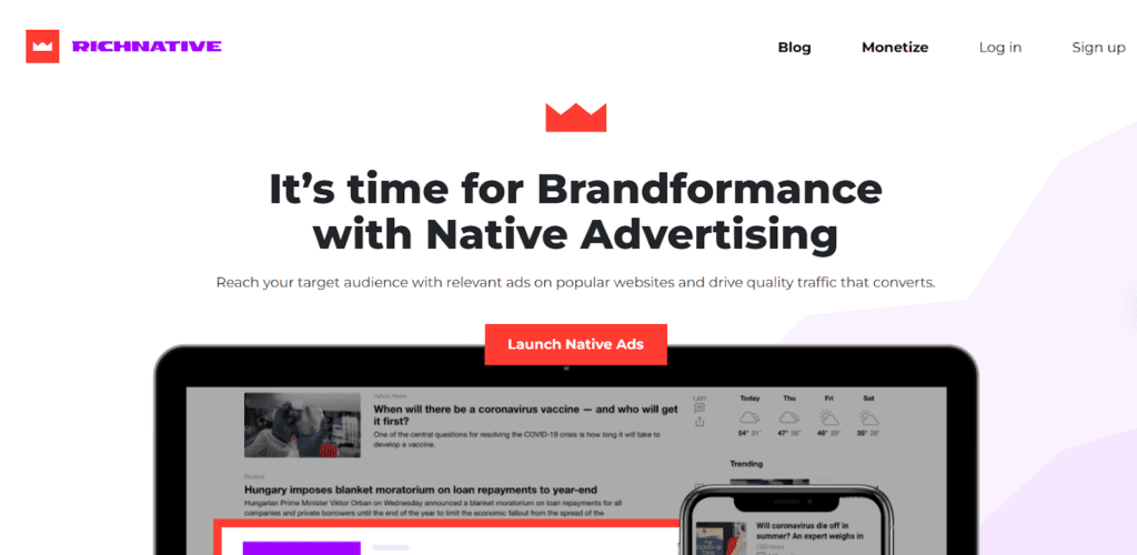 AffDays richnative homepage