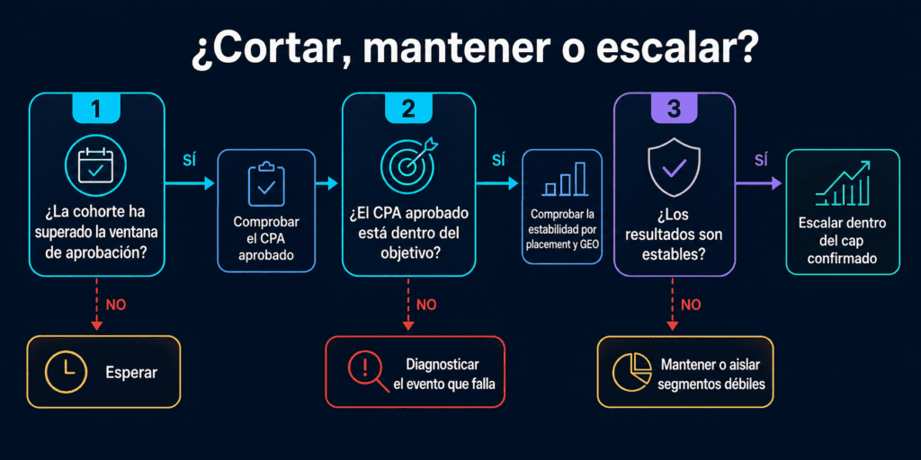 Cortar, mantener, o escalar?